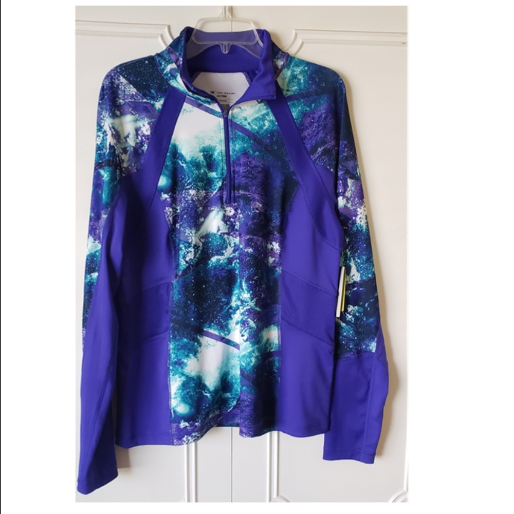 New with tags, workout quarter zip
